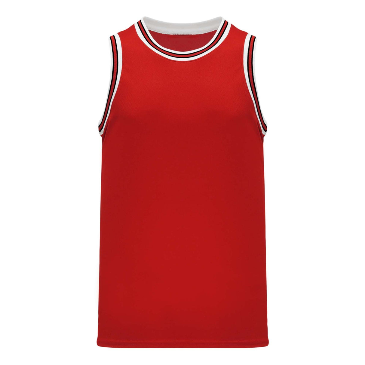 Athletic Knit B1710 camisole de basketball rouge noir blanc
