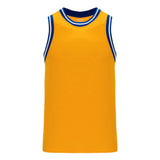 Athletic Knit B1710 camisole de basketball or bleu