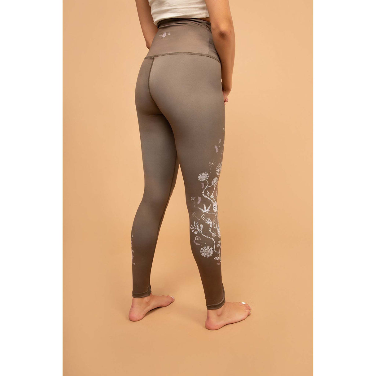 Rose Buddha legging de yoga Foret Enchantee