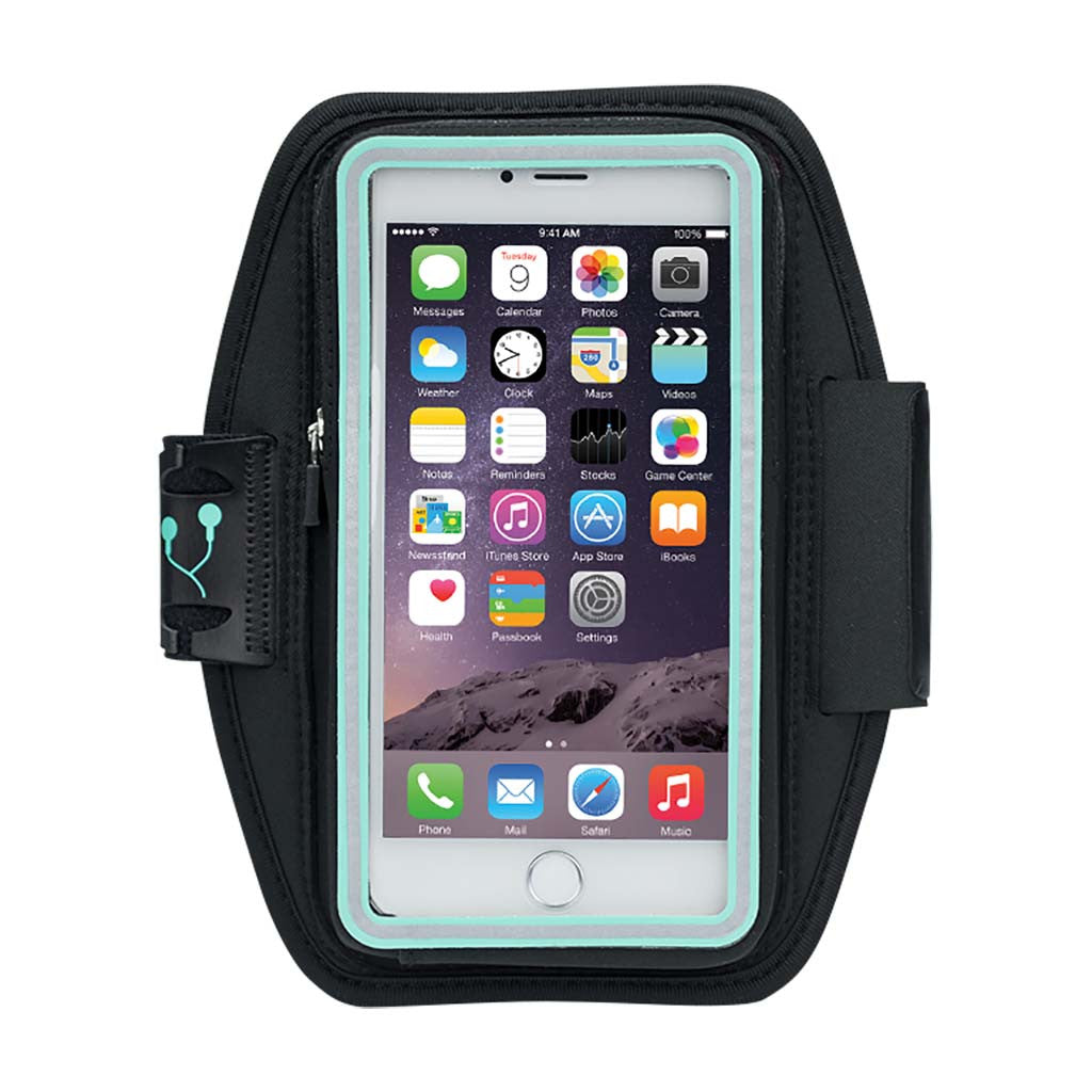 Brassard pour telephone intelligent de course à pied Nathan SonicStorm noir