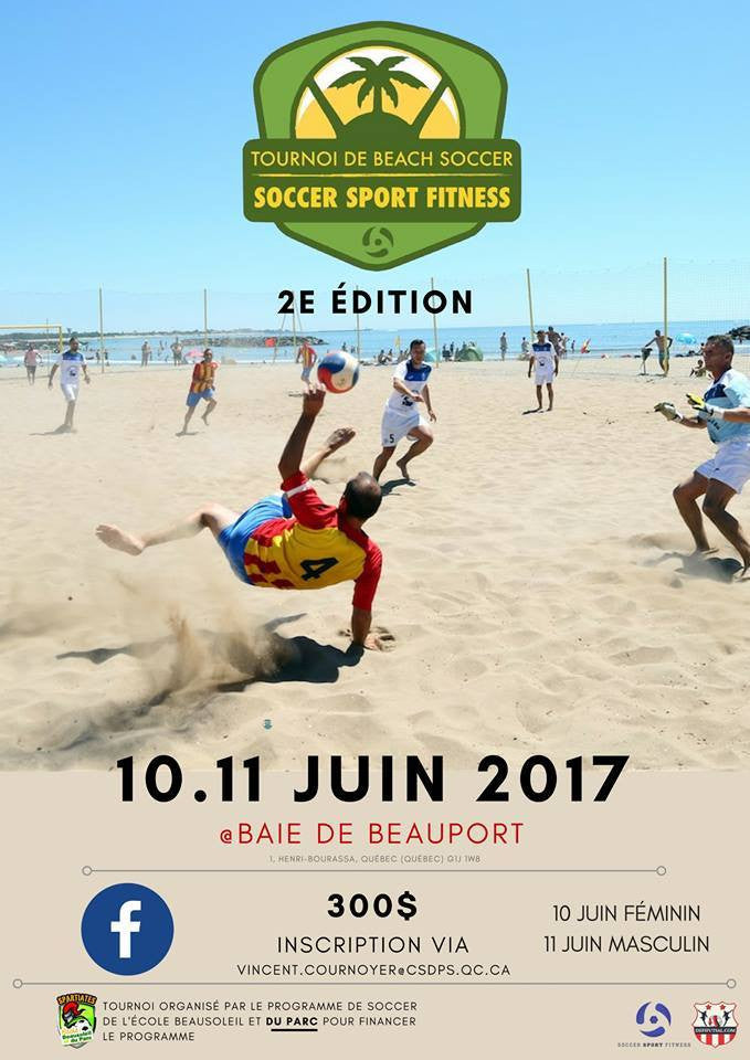 2e Tournoi de beach Soccer Sport Fitness 2017