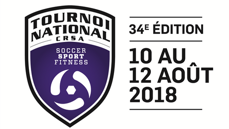 Logo Tournoi National CRSA Soccer Sport Fitness 2018 34e edition
