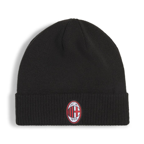 Puma AC Milan Essentials beanie, Black / Red colourway - main image