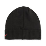 Puma AC Milan Essentials beanie, Black / Red colourway - back view