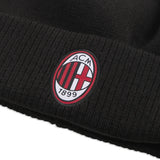 Puma AC Milan Essentials beanie, Black / Red colourway - detail