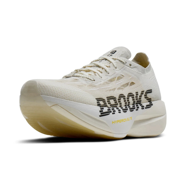 Brooks Hyperion Elite 6 chaussures de course à pied unisexes - Vaporous Grey / Yellow / Black