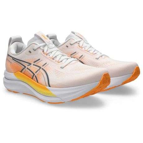 ASICS Gel-Kayano 33 Men's, White and Orange - lateral view