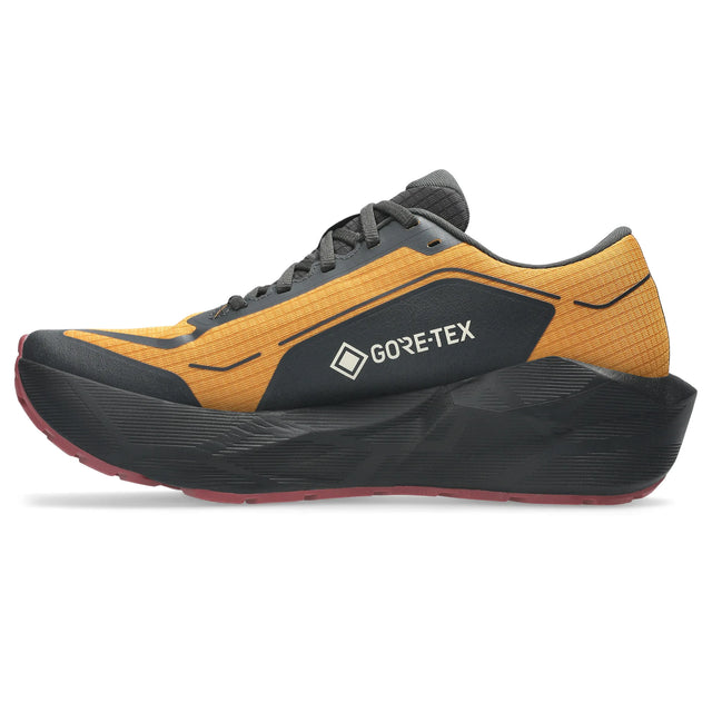 ASICS Novablast 6 GTX Men's, Sandstorm Beige and Black - left side view