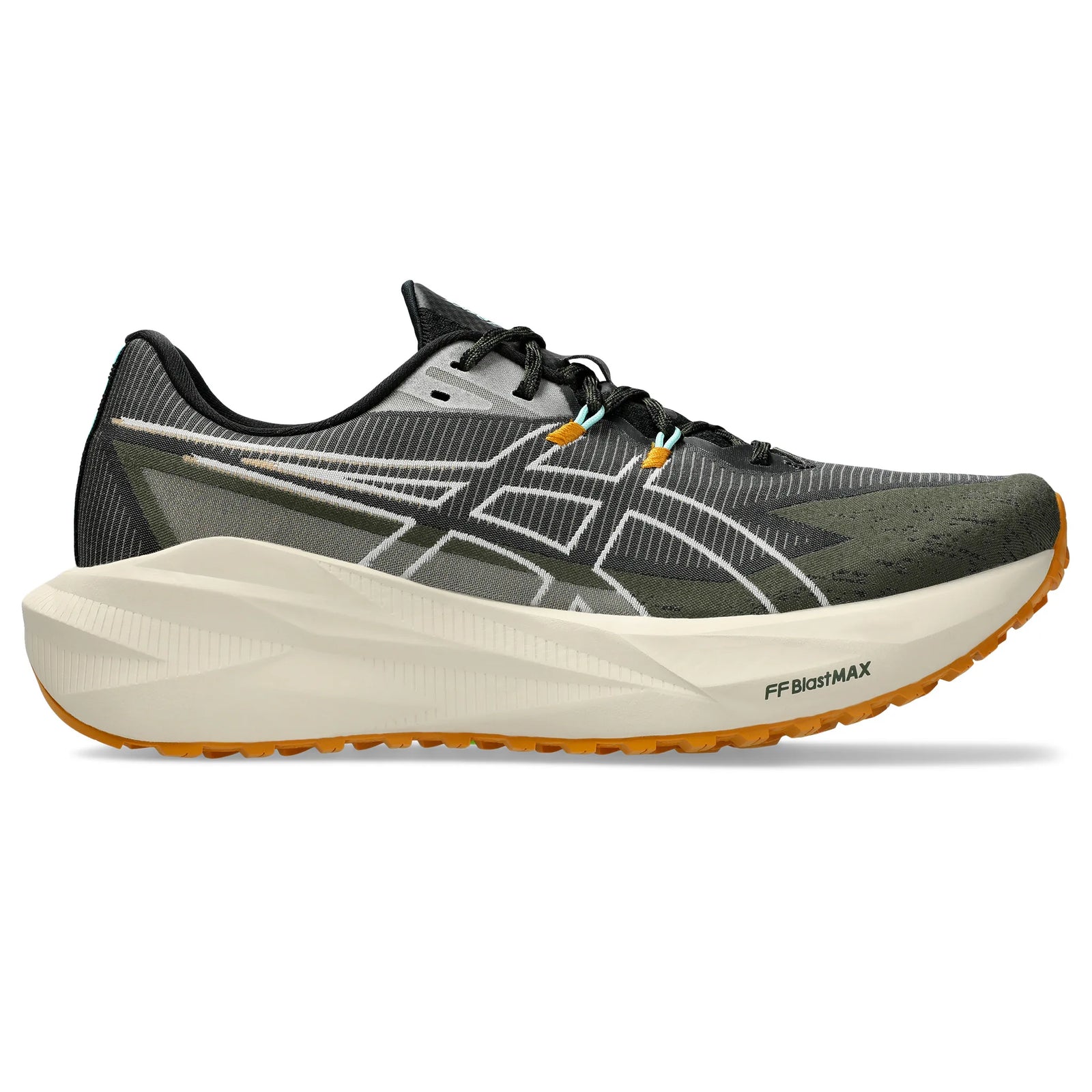 ASICS BlazeBlast chaussures de course route et sentier pour homme - Noir / Sandstorm