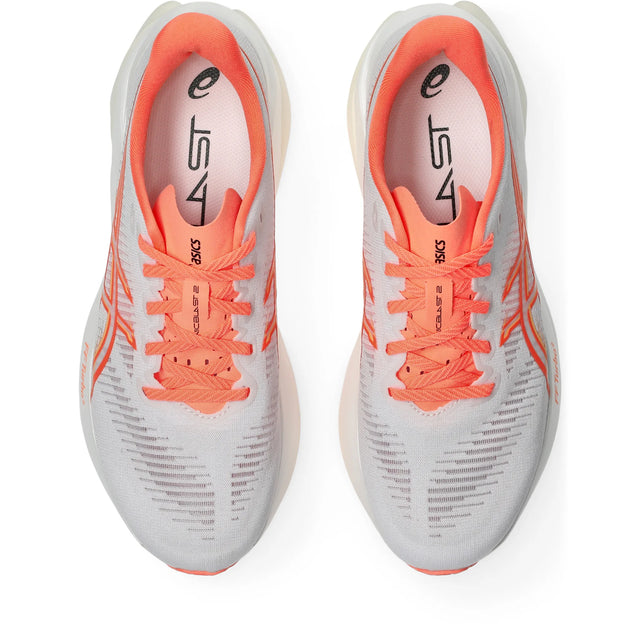 ASICS Sonicblast 2 Women's, White and Coral - top view