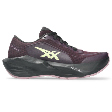 ASICS Novablast 6 GTX Women's, Aubergine and Black - right side view
