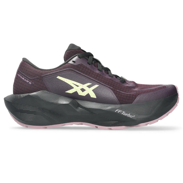 ASICS Novablast 6 GTX Women's, Aubergine and Black - right side view