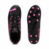 Puma Attacanto FG/AG Junior chaussure de soccer enfant - Puma Black / Poison Pink