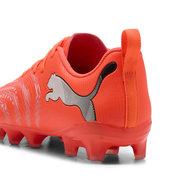 Puma Future 9 Play FG/AG Soccer Cleats - Glowing Red / Puma White