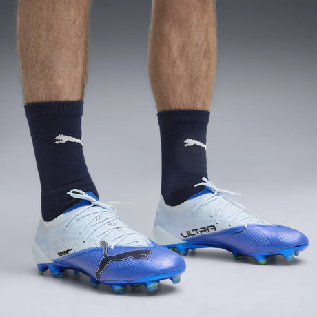Puma Ultra Nitro 7 Ultimate FG, Ultra Blue colourway - in action