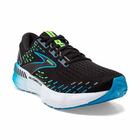 Brooks Glycerin GTS 20 chaussures de course à pied homme - Black / Hawaiian Ocean / Green