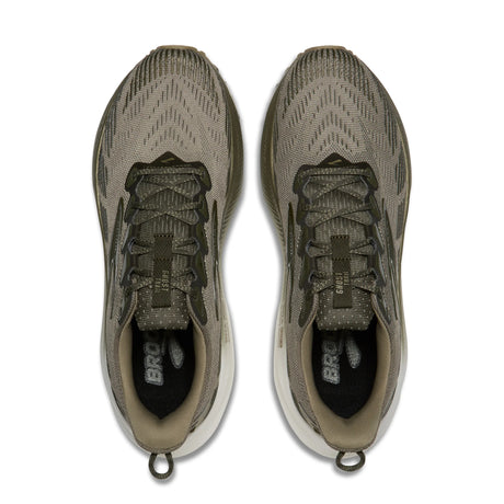 Brooks Ghost Trail chaussures de course à pied en sentier pour homme - Olive / Olive / Metallic