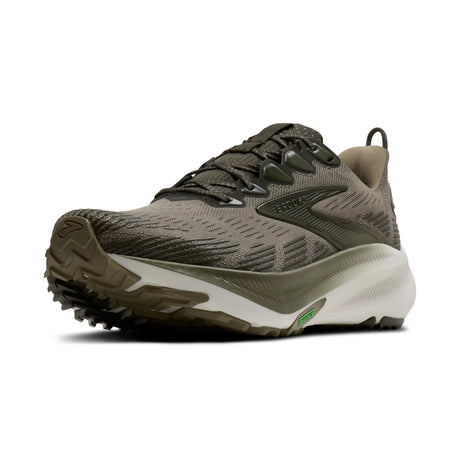 Brooks Ghost Trail chaussures de course à pied en sentier pour homme - Olive / Olive / Metallic