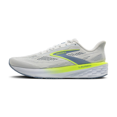 Brooks Launch 12 chaussures de course à pied homme - White / Rainwashed / Nightlife