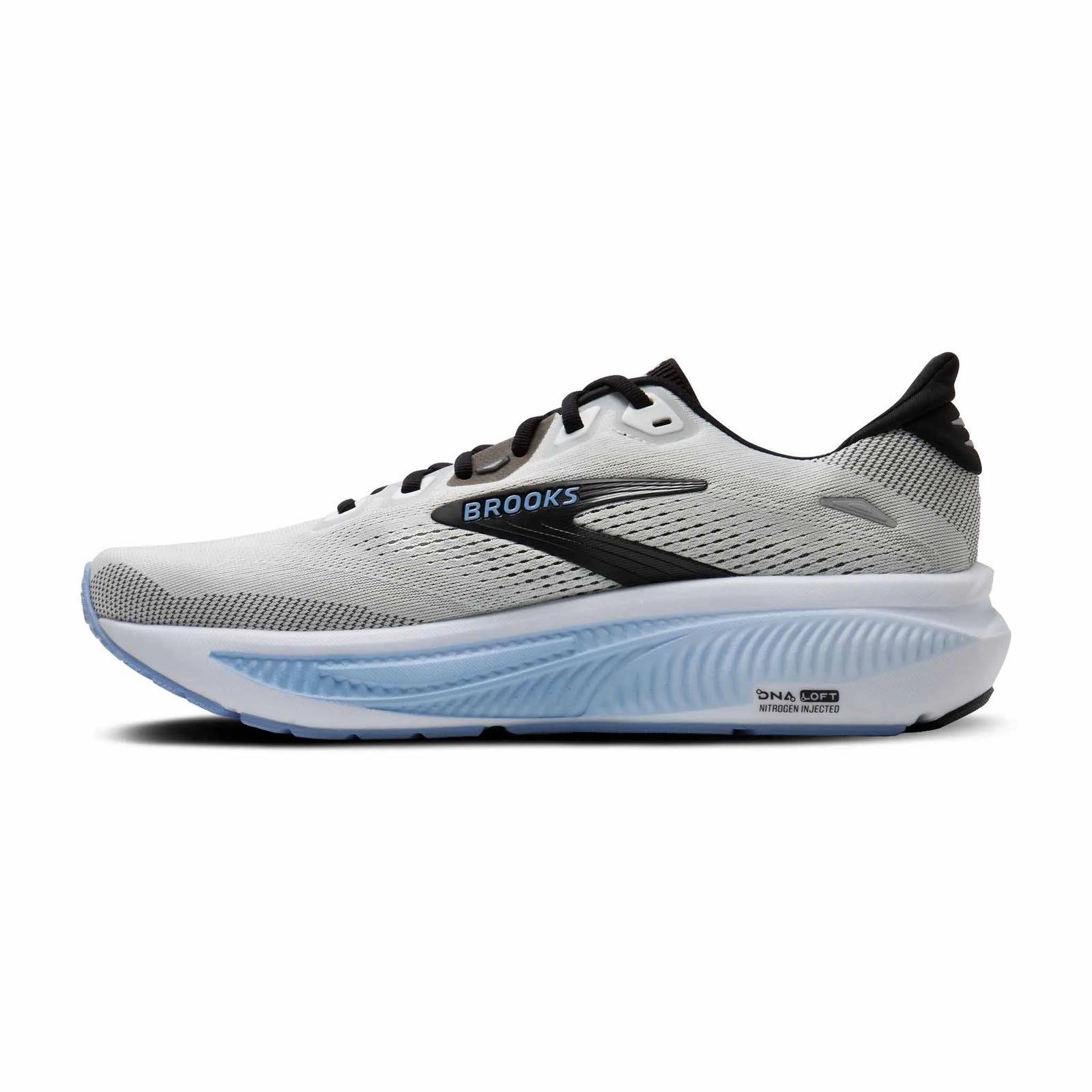 Brooks Ghost 18 Men's Running Shoes - White / Black / Open Air