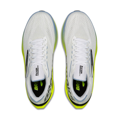 Brooks Hyperion Max 4 chaussures de course à pied pour homme - Blanc / Bleu / Nightlife