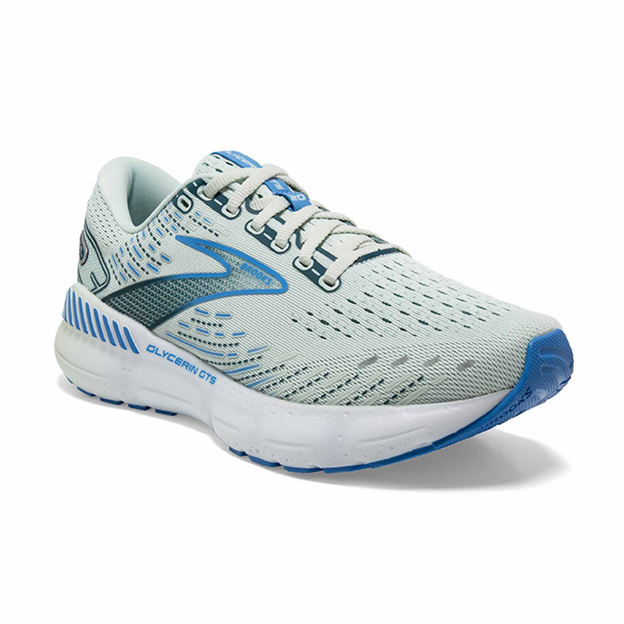 Brooks Glycerin GTS 20 chaussures de course à pied femme - Blue Glass / Marina / Legion Blue