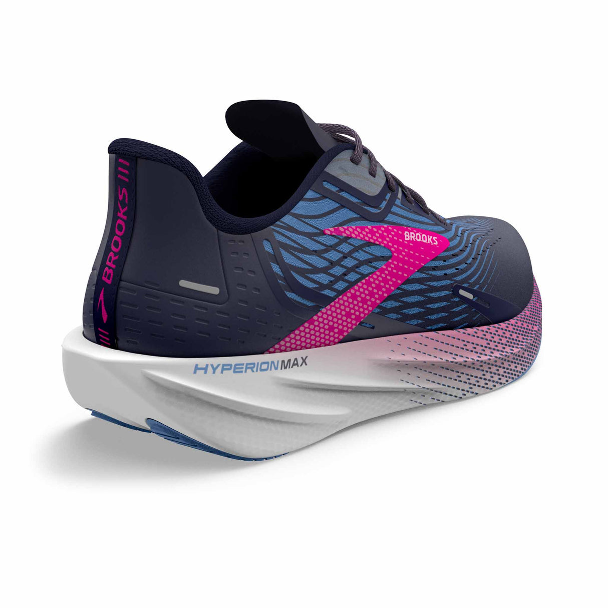 Brooks Hyperion Max chaussures de course à pied femme - Peacoat / Marina Blue / Pink Glo
