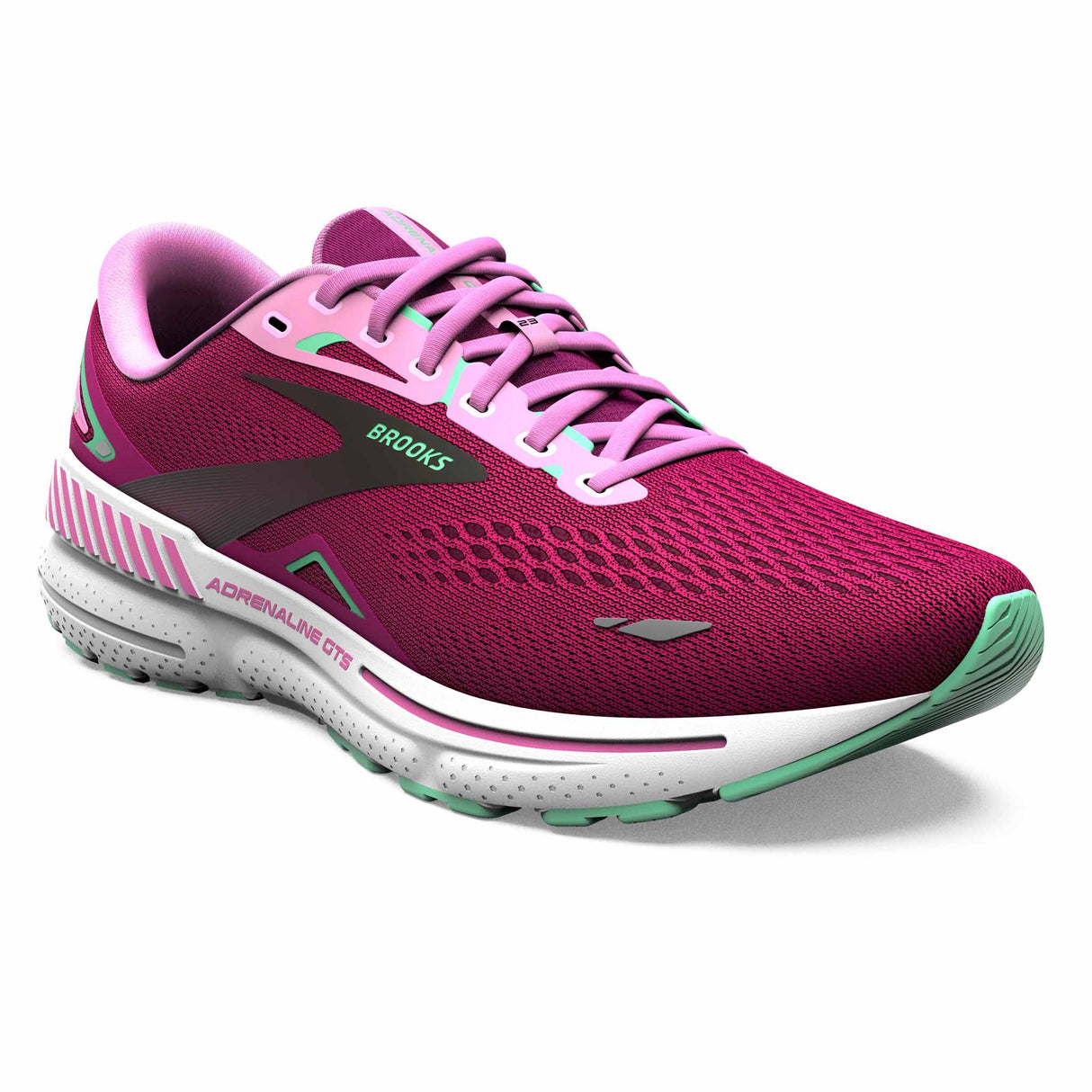 Brooks Adrenaline GTS 23 chaussures de course à pied femme - Pink / Festival Fuchsia / Black