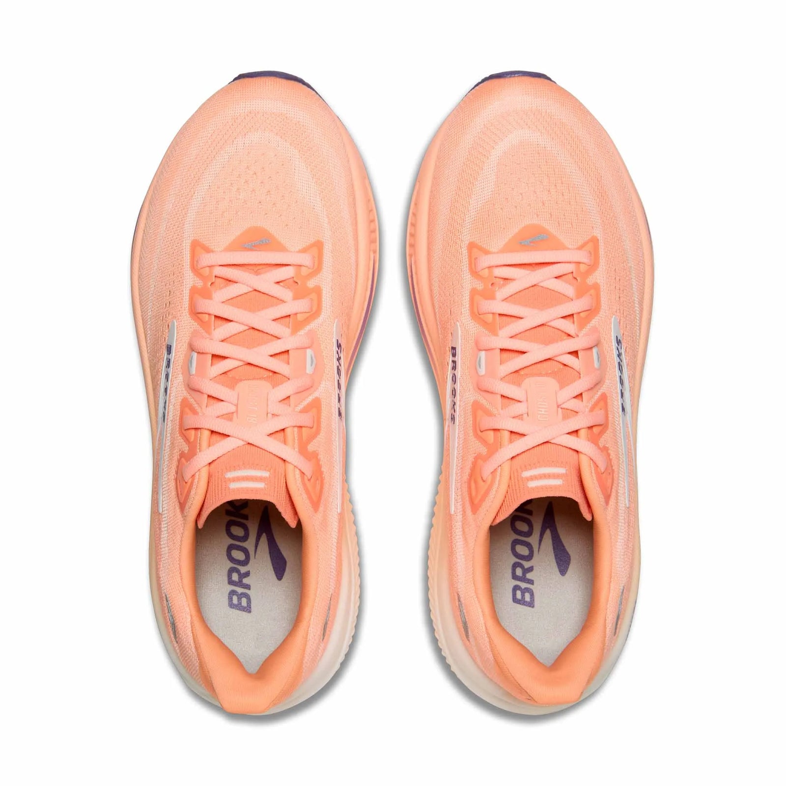 Brooks Ghost 18 Women's Running Shoes - Peach / Grape / Coconut