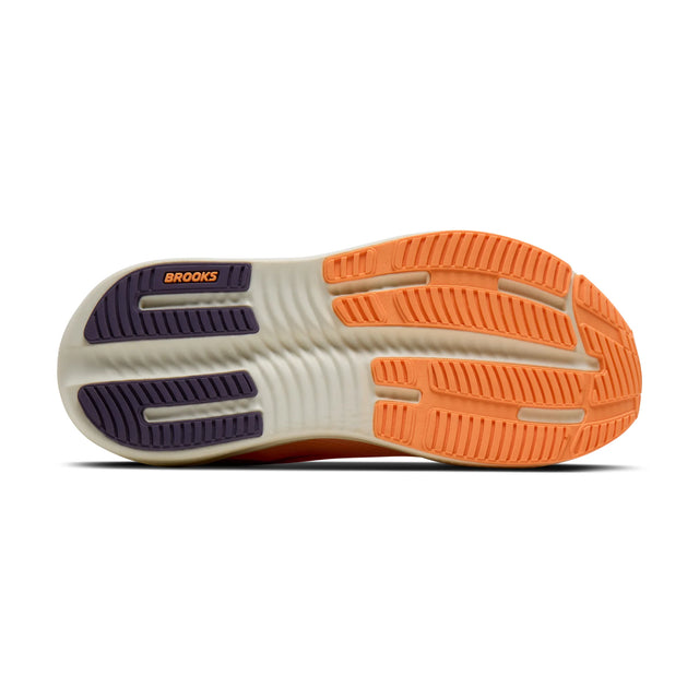 Brooks Ghost Max 4 chaussures de course à pied pour femme - Pêche Cyber / Raisin / Bleu délavé