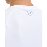 UA Tech 2.0 men's short sleeve t-shirt White / Overcast Gray - back