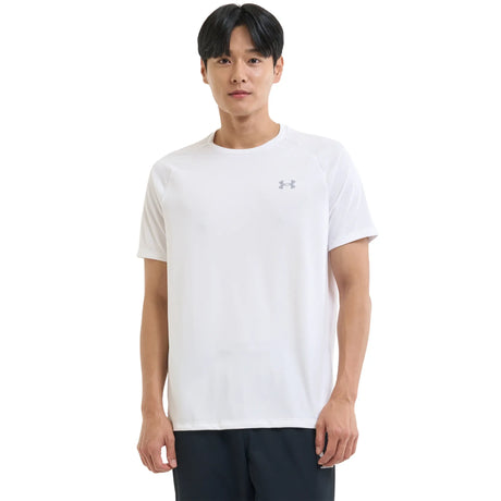 UA Tech 2.0 men's short sleeve t-shirt White / Overcast Gray