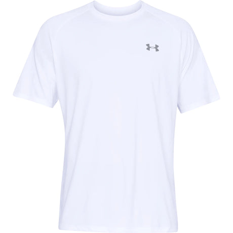 UA Tech 2.0 men's short sleeve t-shirt White / Overcast Gray