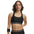 UA Crossback Mid women's sports bra Ultimate Black / White