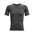 UA HeatGear Armour t-shirt de compression à manches courtes pour homme Carbon Heather / Noir