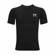 Under Armour HeatGear Youth Short Sleeve T-shirt - Black / White