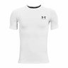 Under Armour HeatGear Youth Short Sleeve T-shirt - White / Black