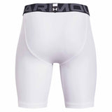 Under Armour HeatGear Boys' Compression Shorts - White / Black
