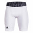 Under Armour HeatGear Boys' Compression Shorts - White / Black