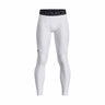 Under Armour HeatGear Youth Compression Legging - White / Black