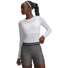 UA HeatGear Armour women's long sleeve compression top White / Halo Gray