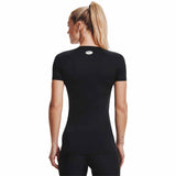 Under Armour HeatGear Compression Short Sleeve T-Shirt for Women - Black