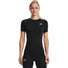 Under Armour HeatGear Compression Short Sleeve T-Shirt for Women - Black