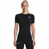 Under Armour HeatGear Compression Short Sleeve T-Shirt for Women - Black