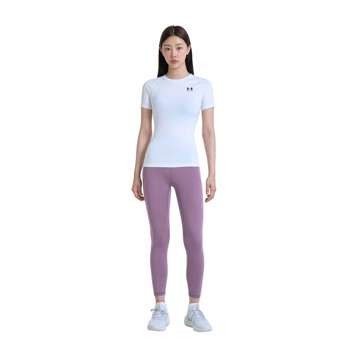 Under Armour HeatGear Compression Short Sleeve T-Shirt for Women - White