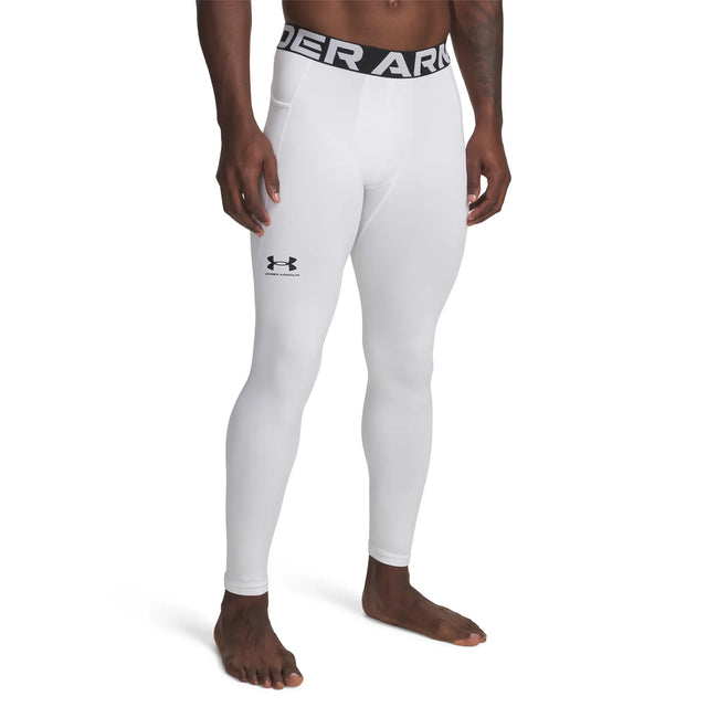 UA ColdGear legging de compression pour homme Blanc / Noir