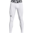 UA ColdGear men's compression leggings White / Black
