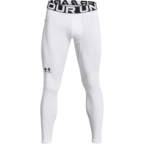 UA ColdGear legging de compression pour homme Blanc / Noir
