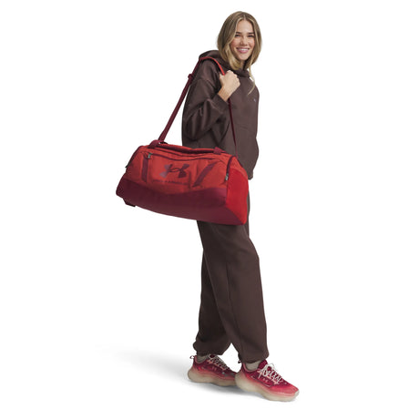 UA Undeniable 5.0 Duffle sac de sport Small - Rouge, vue de face