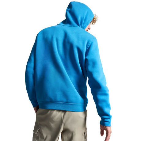 UA Icon Fleece men's hoodie Aegean Blue - back